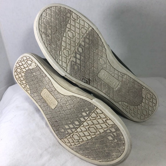 Men’s Dexter Comfort Boat Shoes Size 7 Gray White - Picture 4 of 5